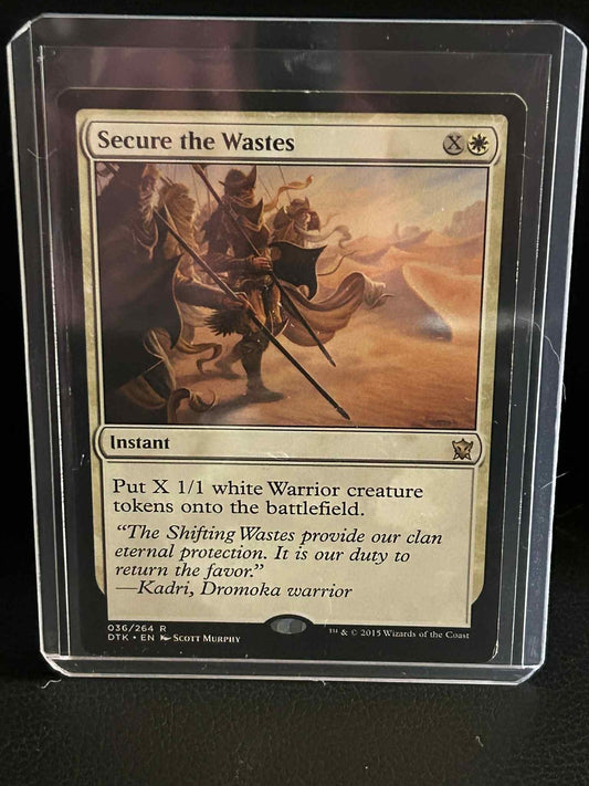 Secure the Wastes Dragons of Tarkir Magic: the Gathering Lightly Played, English