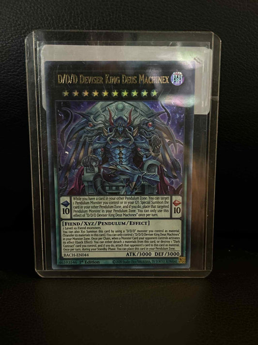 D/D/D Deviser King Deus Machinex - BACH-EN044 - Ultra Rare - 1st Edition Battle