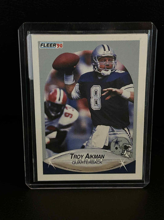 Troy Aikman #384 | 1990 Fleer Football