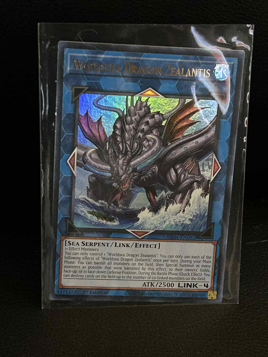 Worldsea Dragon Zealantis - RA04-EN082 - Ultra Rare - 1st Edition Quarter Centur