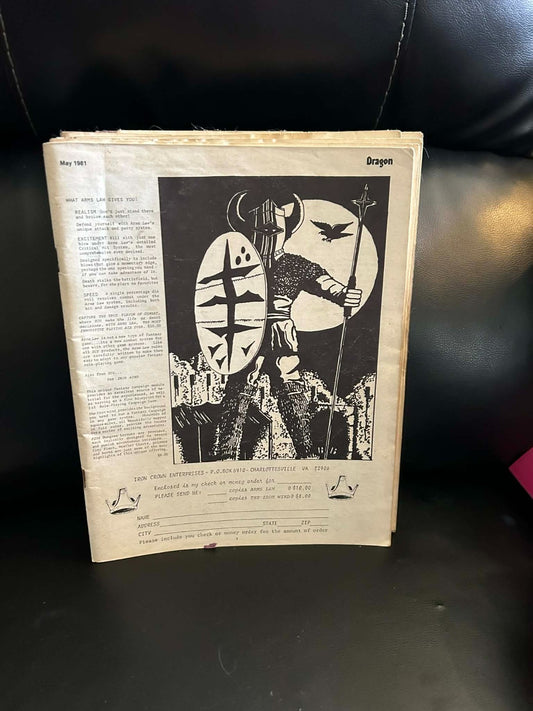 Dragon Magazine I.C.E.'s May 1981 Vol V No 11