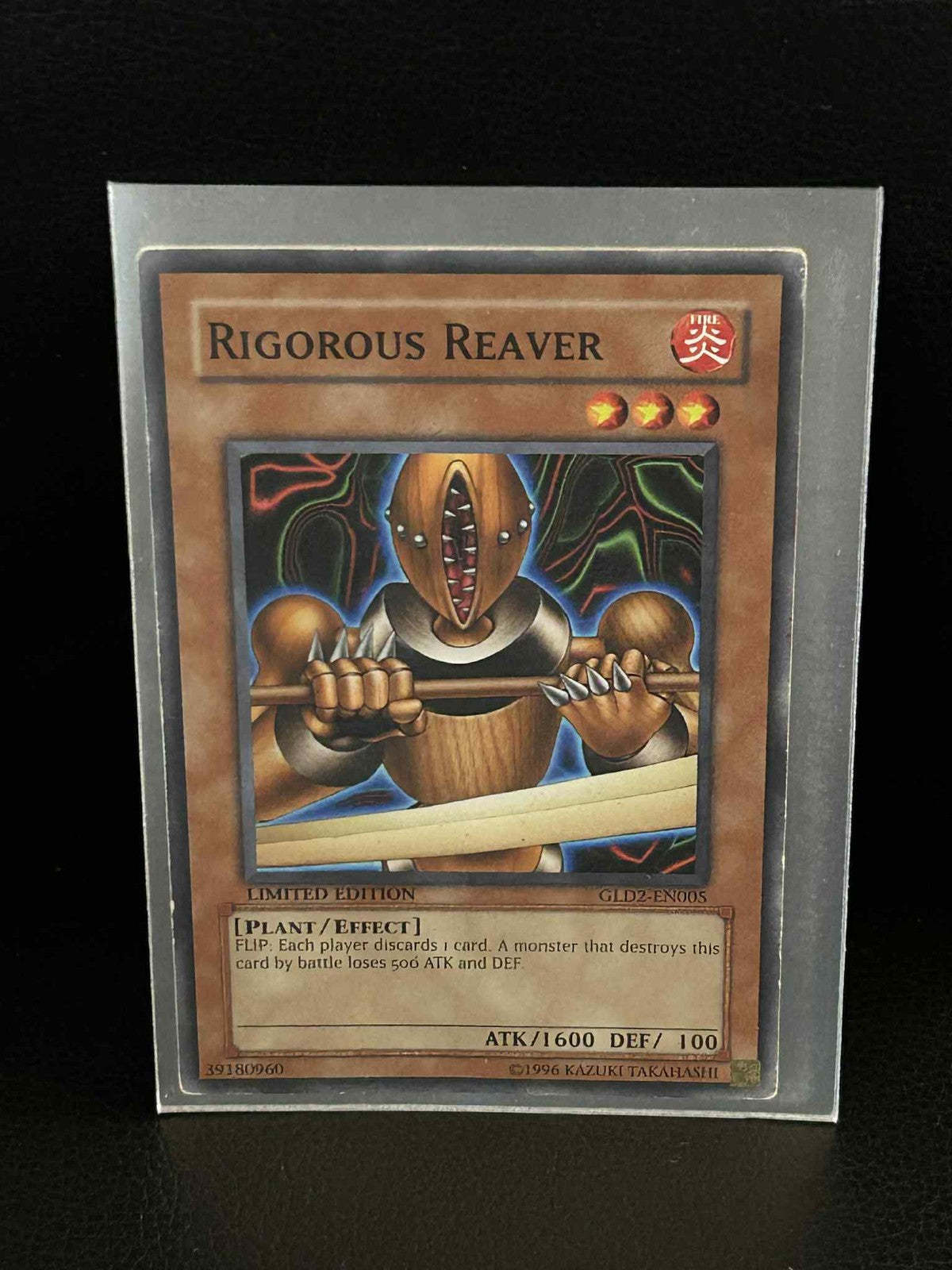 Rigorous Reaver - GLD2-EN005 - Common - Limited Edition Gold Series 2 Yu-Gi-Oh!