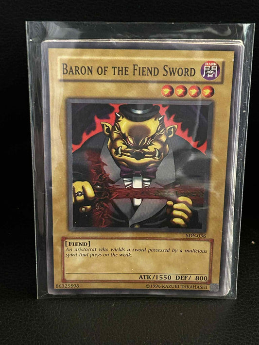 Baron of the Fiend Sword - SDY-036 - Common - Unlimited Edition Starter Deck: Yu