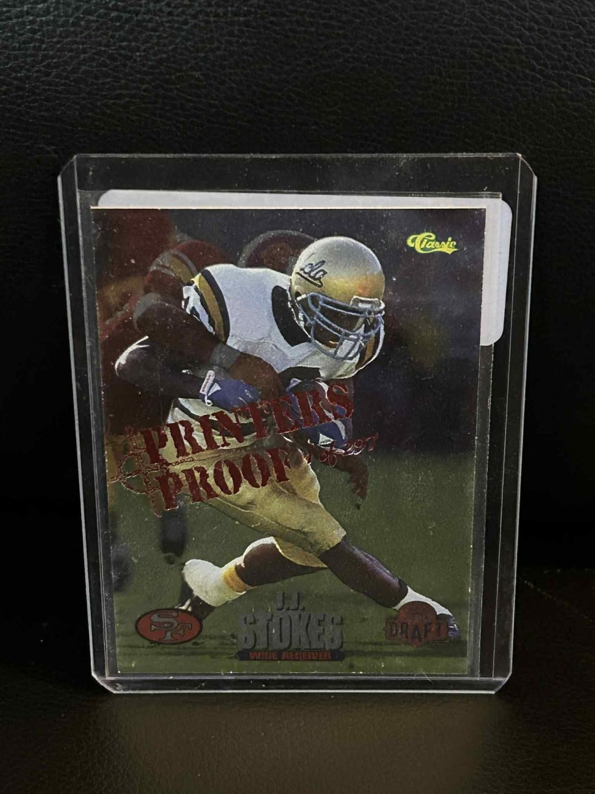 J.J. Stokes [Printer's Proof] #10 | 1995 Classic NFL Rookies 1995 Classic NFL Ro Trading Card