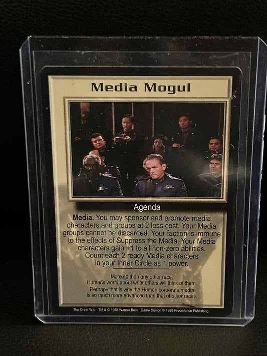 Media Mogul The Great War Babylon 5 Light Play