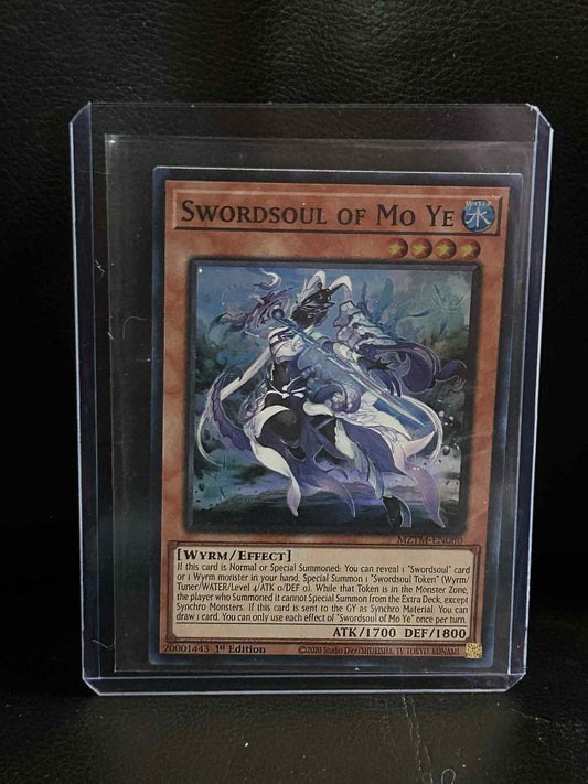 Swordsoul of Mo Ye - MZTM-EN080 - Super Rare - 1st Edition Maze of the Masters Y