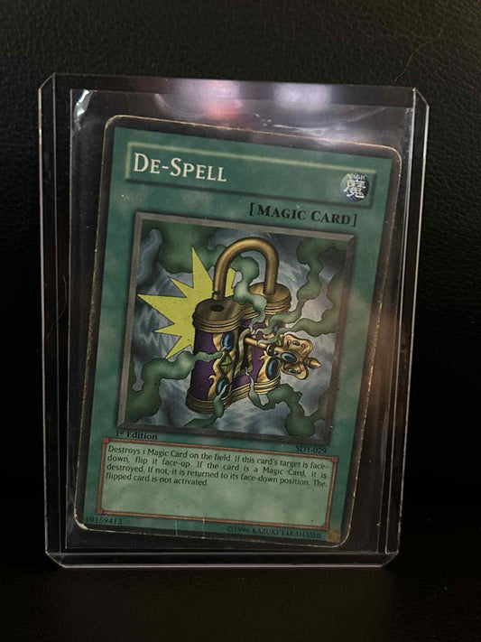 De-Spell - SDY-029 - Common - 1st Edition Starter Deck: Yugi Yu-Gi-Oh! Heavily P