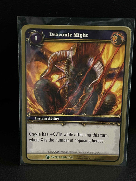 Draconic Might Onyxia's Lair World of Warcraft Lightly Played
