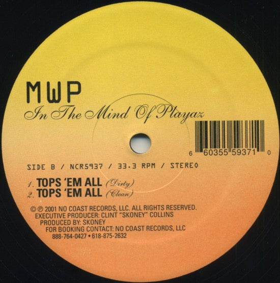 MWP - In The Mind Of Playaz (12") (Neuwertig (M)) - 4003040197