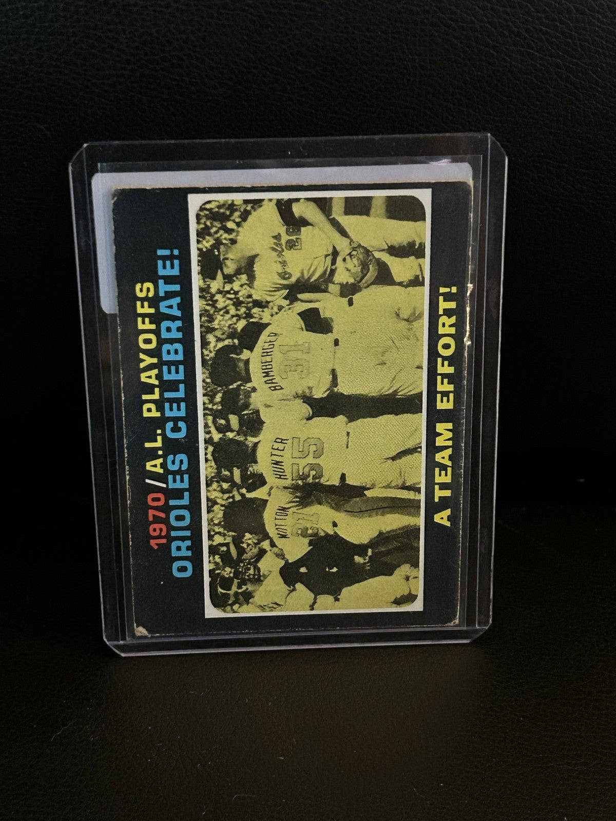 Orioles Celebrate #198 1971 Topps Baseball Moderately Played