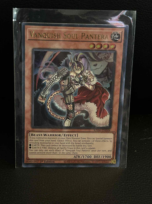 Vanquish Soul Pantera - RA04-EN044 - Ultra Rare - 1st Edition Quarter Century St