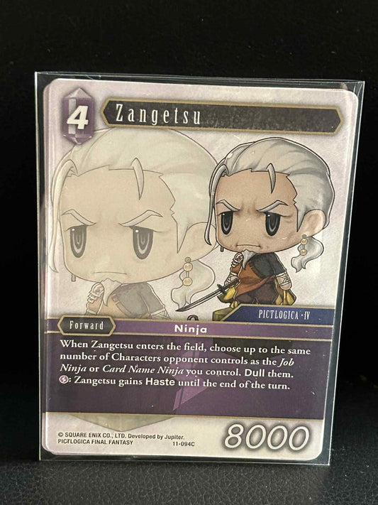 Zangetsu - 11-094C Opus XI: Soldier's Return Final Fantasy Lightly Played