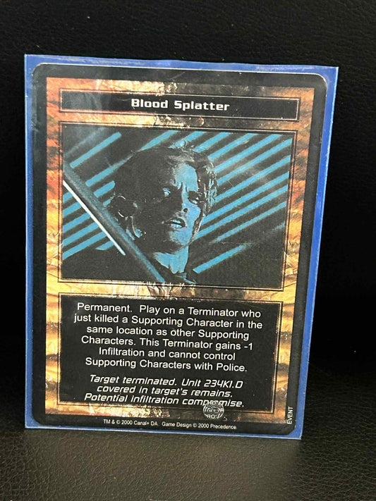 Blood Splatter Base Set Terminator Light Play