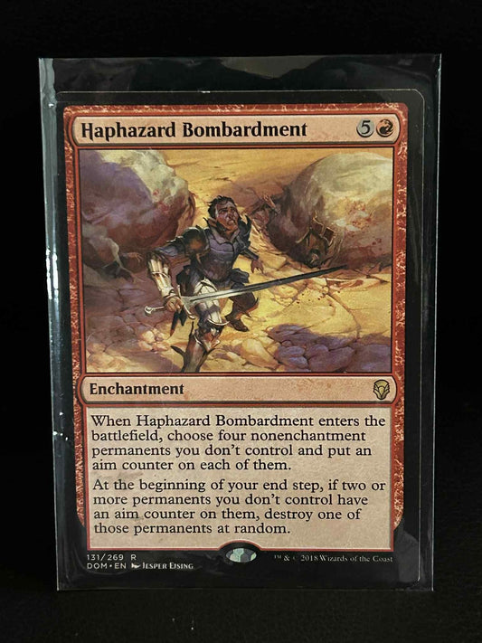 Haphazard Bombardment Dominaria Magic: The Gathering Lightly Played, English