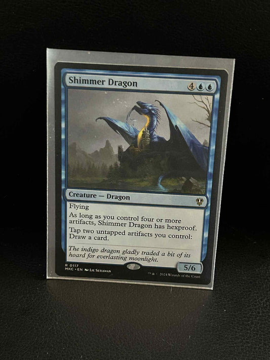 Shimmer Dragon Commander: Murders at Karlov Manor Magic: The Gathering