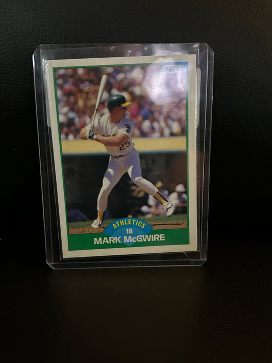 Mark McGwire #3 | 1989 Score Baseball