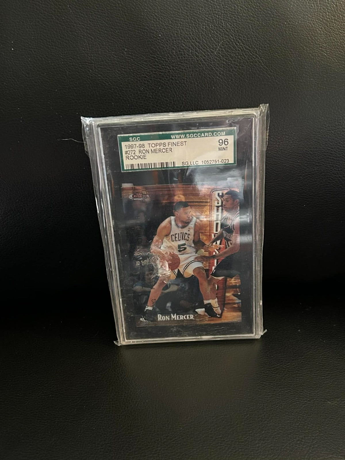 1997-98 Topps Finest Ron Mercer #272 Graded SGC 96 Basketball Sammelkarte
