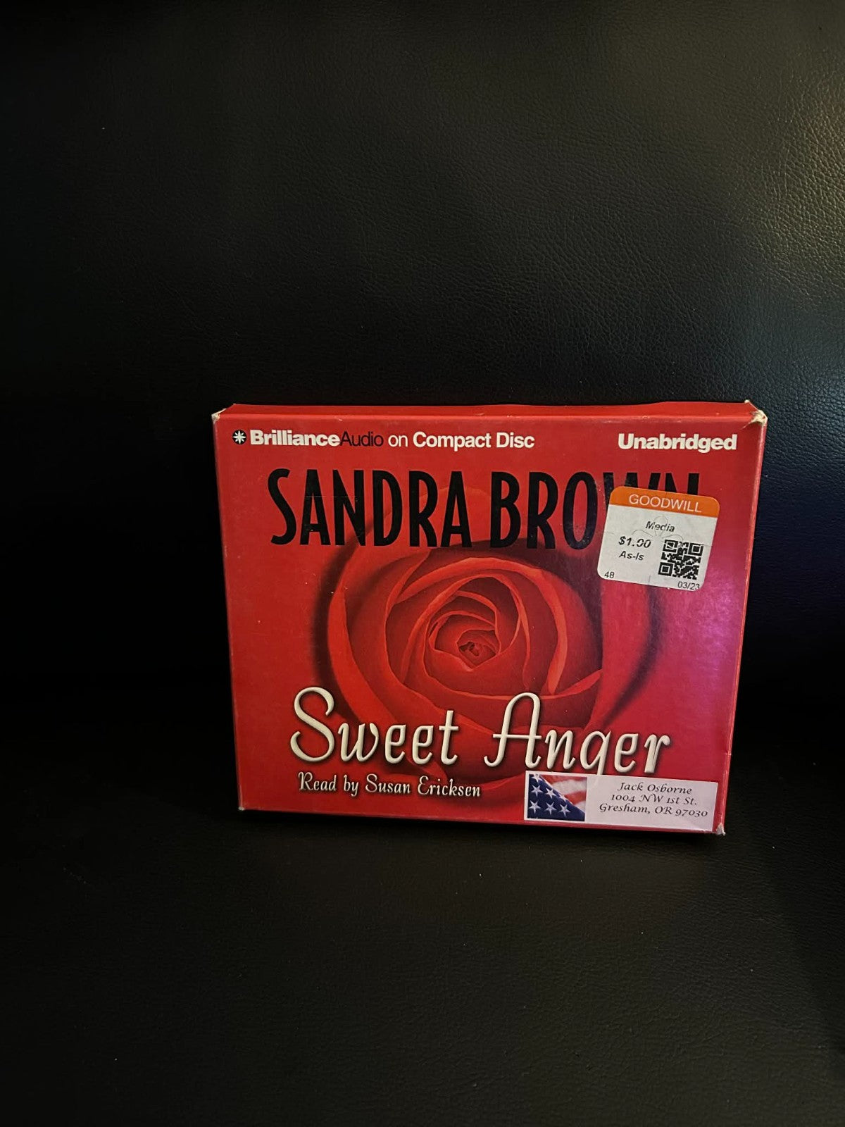 Sweet Anger von Sandra Brown Hörbuch