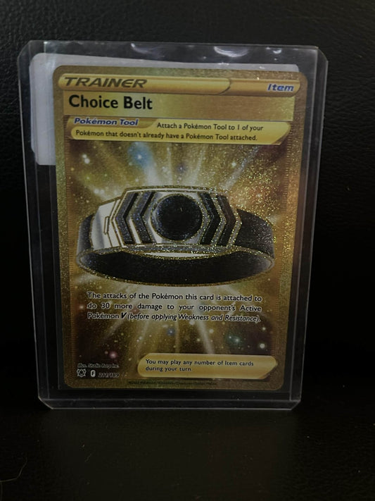 Choice Belt - 211/189 - Secret Rare Sword & Shield - Astral Radiance Pokemon Lig