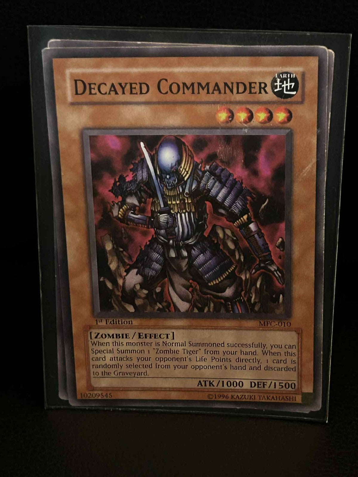 Decayed Commander - MFC-010 - Common - 1st Edition Magician's Force Yu-Gi-Oh! Mo