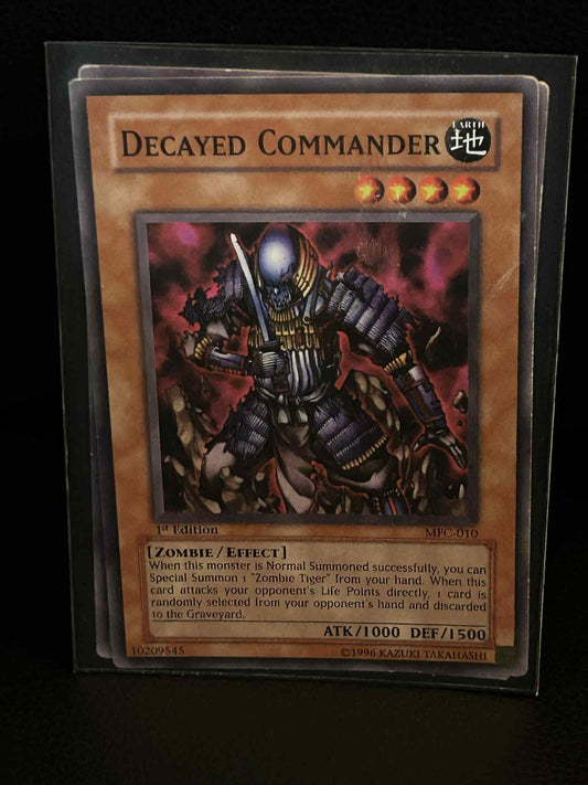 Decayed Commander - MFC-010 - Common - 1st Edition Magician's Force Yu-Gi-Oh! Mo
