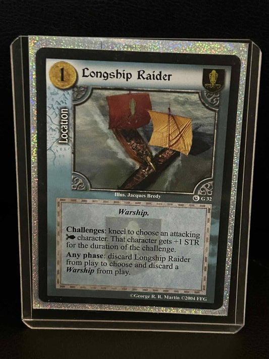 Longship Raider #G32 Ice & Fire Premium Starter A Game of Thrones Lightly Played
