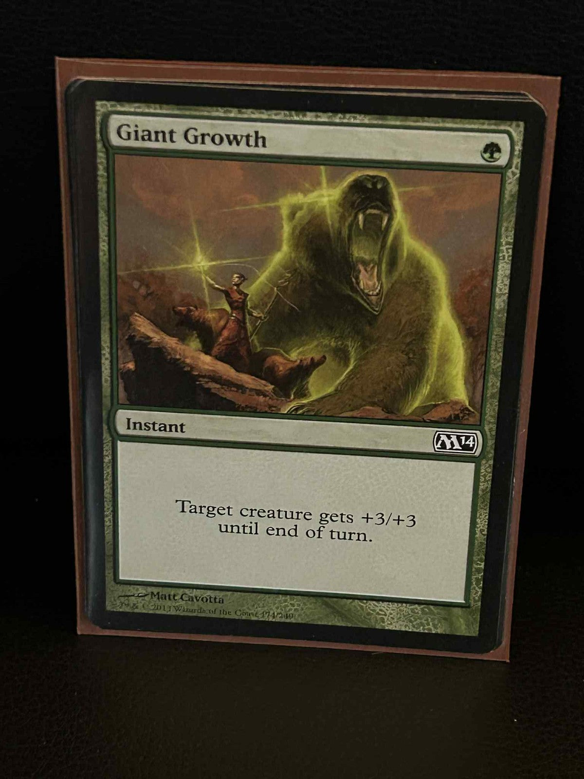 Giant Growth Magic 2014 Magic: The Gathering Lightly Played, English