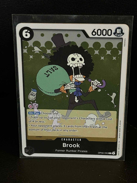 Brook - OP06-092 - R - Foil Booster OP-06: Wings of the Captain One Piece Lightl