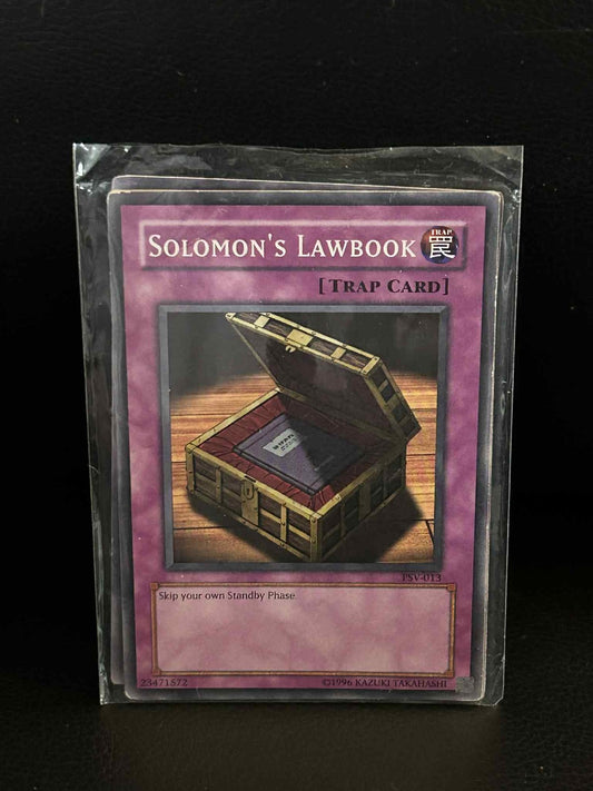 Solomon's Lawbook - PSV-013 - Common - Unlimited Edition Pharaoh's Servant Yu-Gi