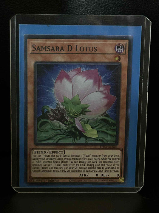 Samsara D Lotus - PHNI-EN003 - Super Rare - 1st Edition Phantom Nightmare Yu-Gi-