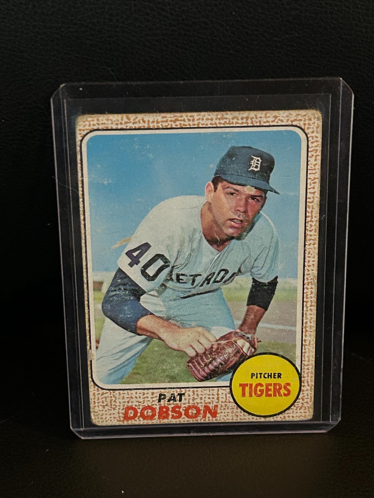 Pat Dobson #22 1968 Topps Baseball Leicht bespielte Sammelkarte