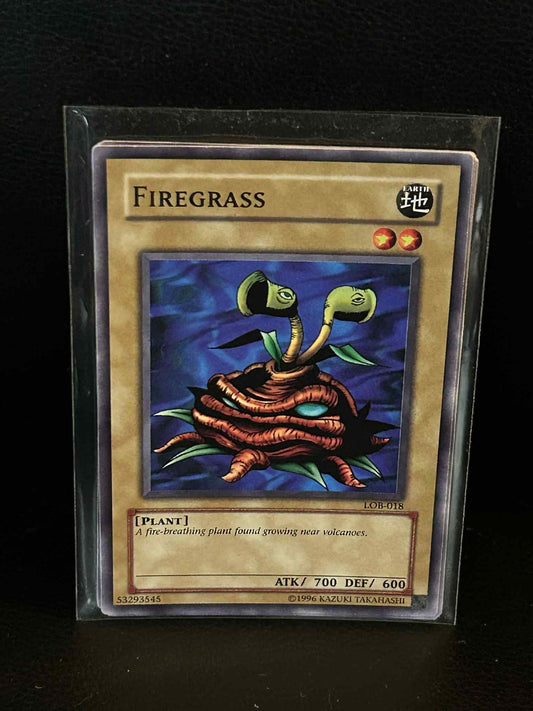 Firegrass - LOB-018 - Common - Unlimited Edition Legend of Blue Eyes White Drago