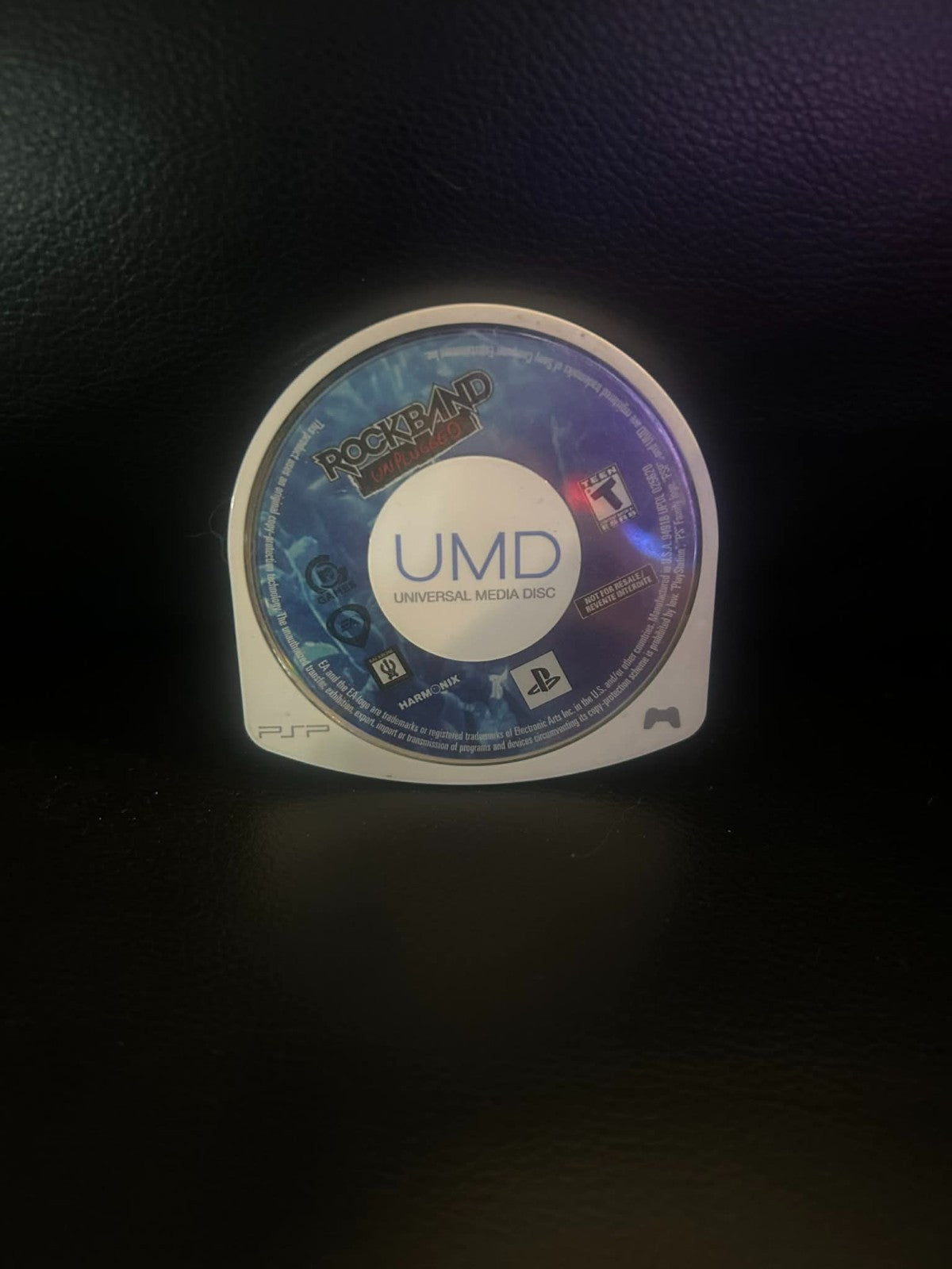 Rock Band Unplugged Sony PSP 2009 UMD Not For Resale Disc Only Video Game