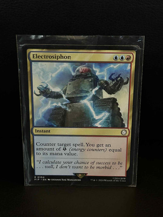 Electrosiphon Universes Beyond: Fallout Magic: The Gathering Lightly Played, Eng