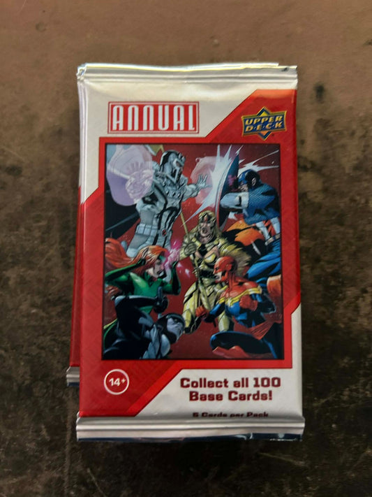 2022-23 Upper Deck Marvel Annual Booster Pack Versiegelte Sammelkarte