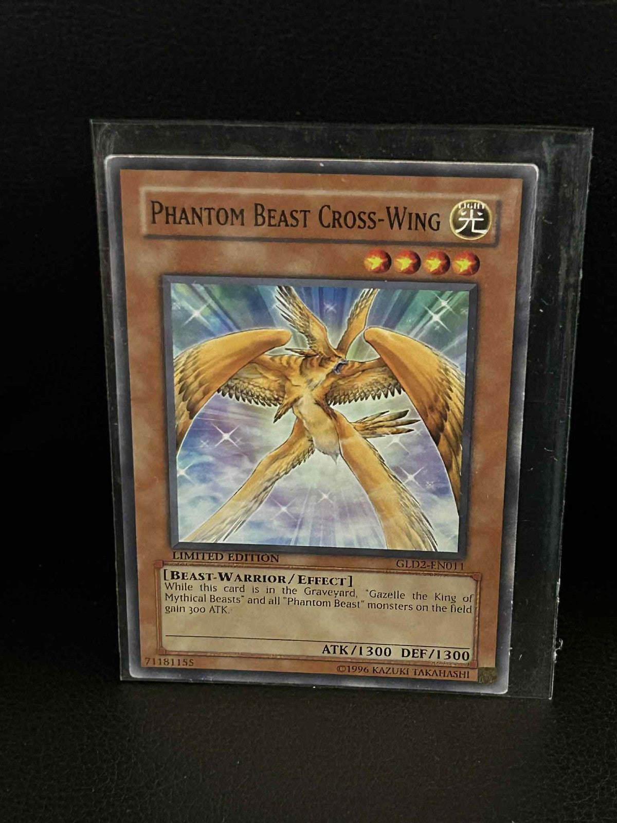 Phantom Beast Cross-Wing - GLD2-EN011 - Common - Limited Edition Gold Series 2 Y