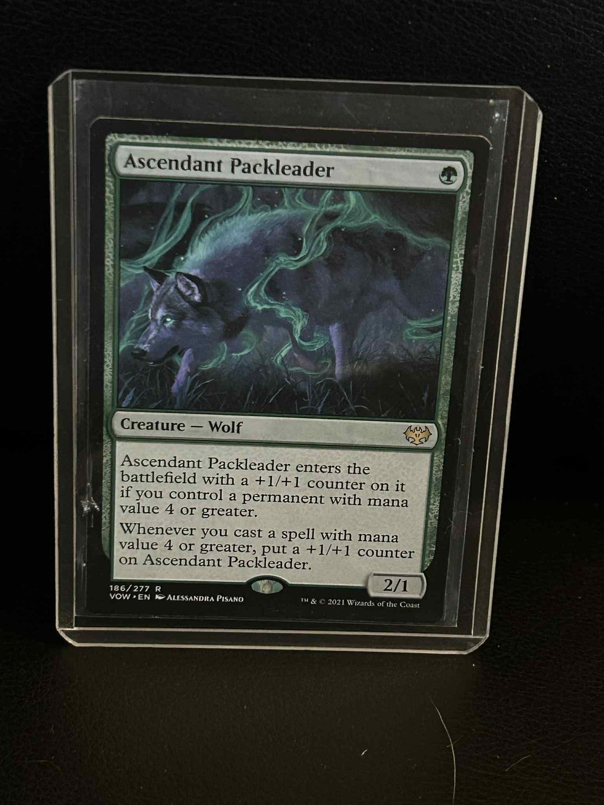 Ascendant Packleader Innistrad: Crimson Vow Magic: the Gathering Lightly Played,