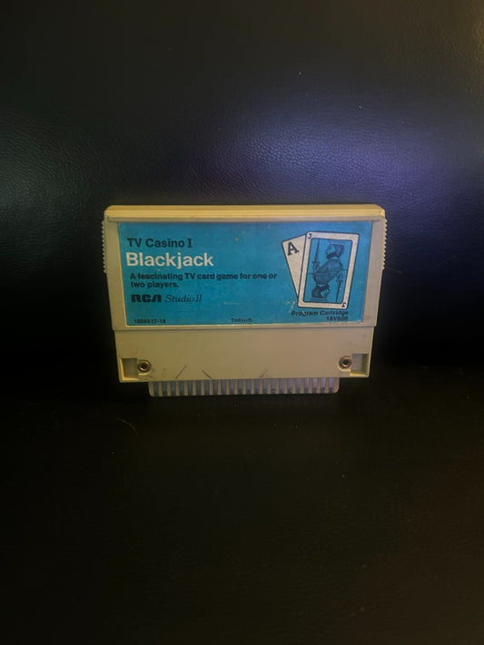 RCA Studio II 1977 TV Casino I Blackjack Video Game Cartridge Only