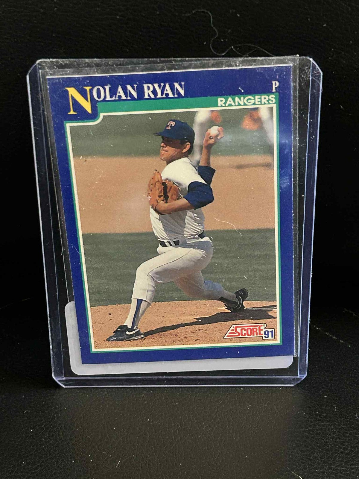 Nolan Ryan #4 1991 Score Baseball Moderately Played