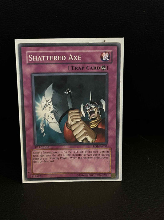 Shattered Axe - EOJ-EN059 - Common - 1st Edition Enemy of Justice Yu-Gi-Oh! Mode