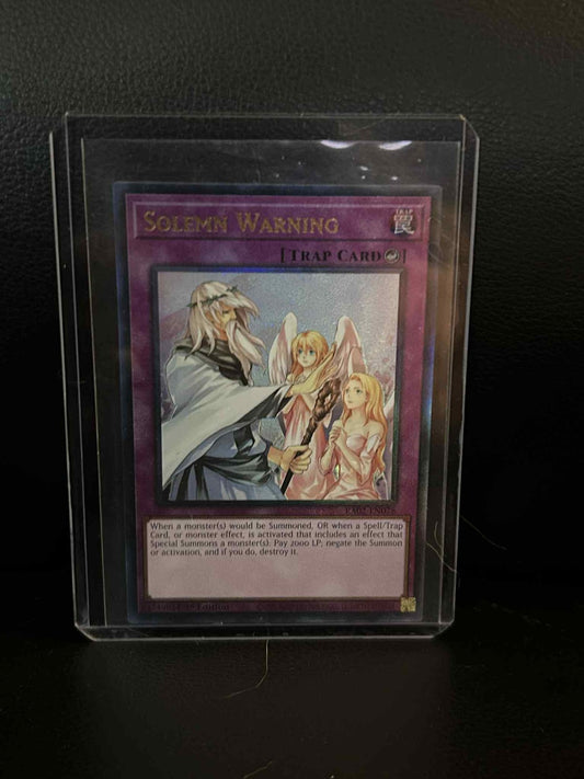 Solemn Judgment - RA02-EN075 - Prismatic Ultimate Rare - 1st Edition 25th Annive