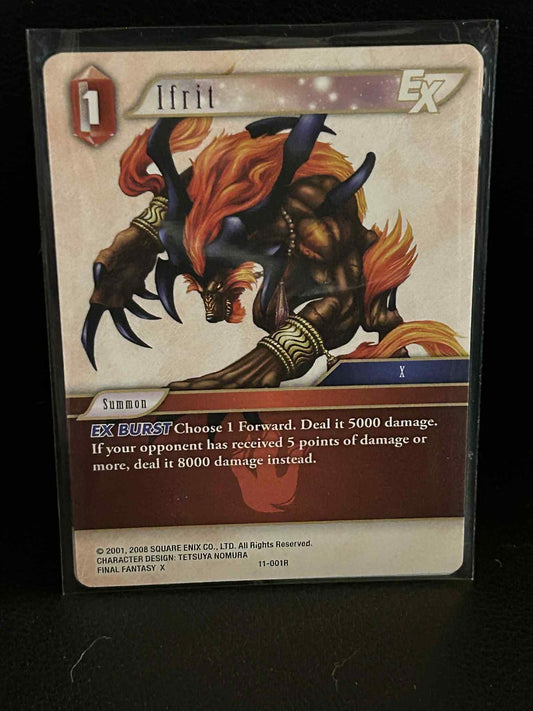 Ifrit EX - 11-001R Opus XI: Soldier's Return Final Fantasy Lightly Played