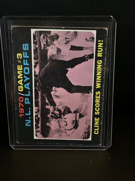 NL Playoff Game 3 #201 | 1971 Topps Baseball