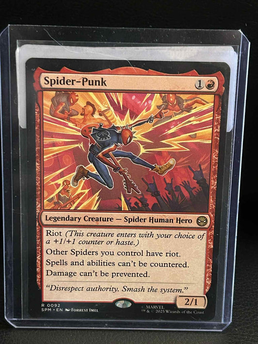 Spider-Punk Spider-Man Magic: The Gathering Near Mint, English
