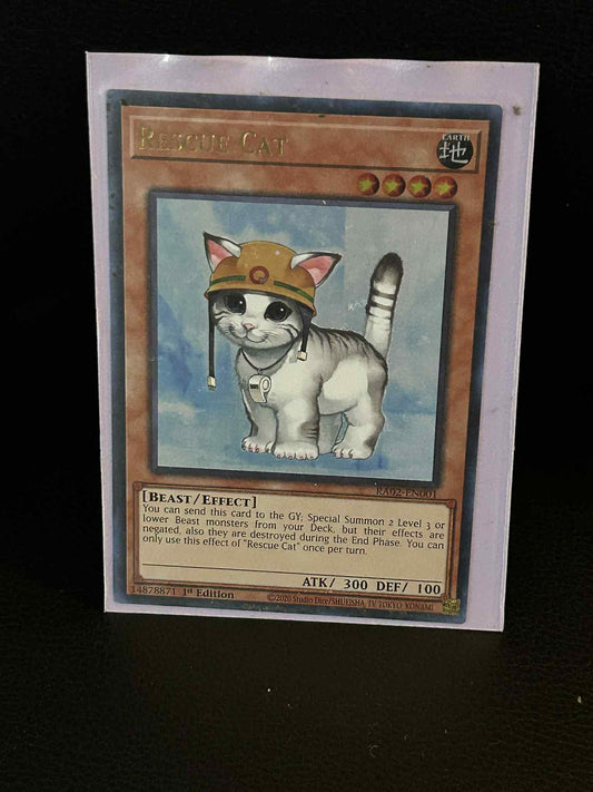 Rescue Cat - RA02-EN001 - Ultra Rare - 1st Edition 25th Anniversary Rarity Colle