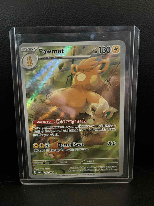 Pawmot - 209/198 - Illustration Rare Scarlet & Violet - Base Set Pokemon