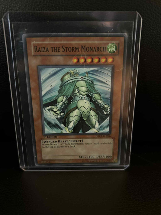Raiza the Storm Monarch - FOTB-EN026 - Super Rare - 1st Edition Force of the Bre