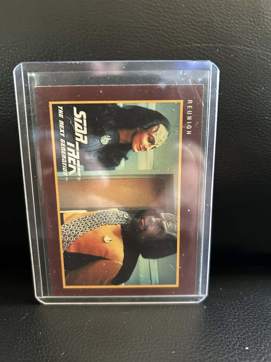 Wiedervereinigung #240 Star Trek 25th Anniversary Serie 2 Star Trek Nahezu Neuwertig Sammelkarte