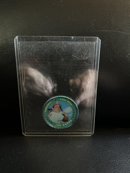 Joe Hague #139 | 1971 Topps Coins 1971 Topps Coins Baseball Moderately Played Sammelkarte