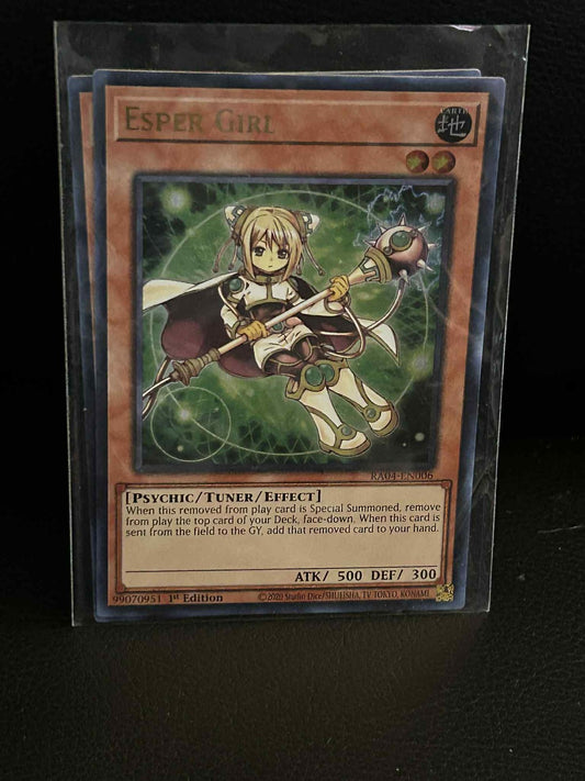 Esper Girl - RA04-EN006 - Ultra Rare - 1st Edition Quarter Century Stampede Yu-G